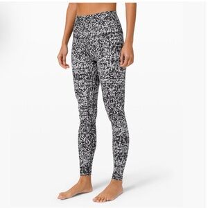 Lululemon Athletica Monochrome Patterned Leggings